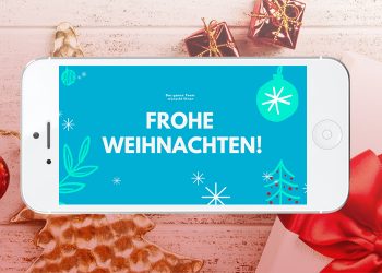Digitale Weihnachtskarten für Unternehmen