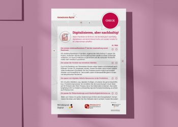 Check: Nachhaltig Digitalisieren