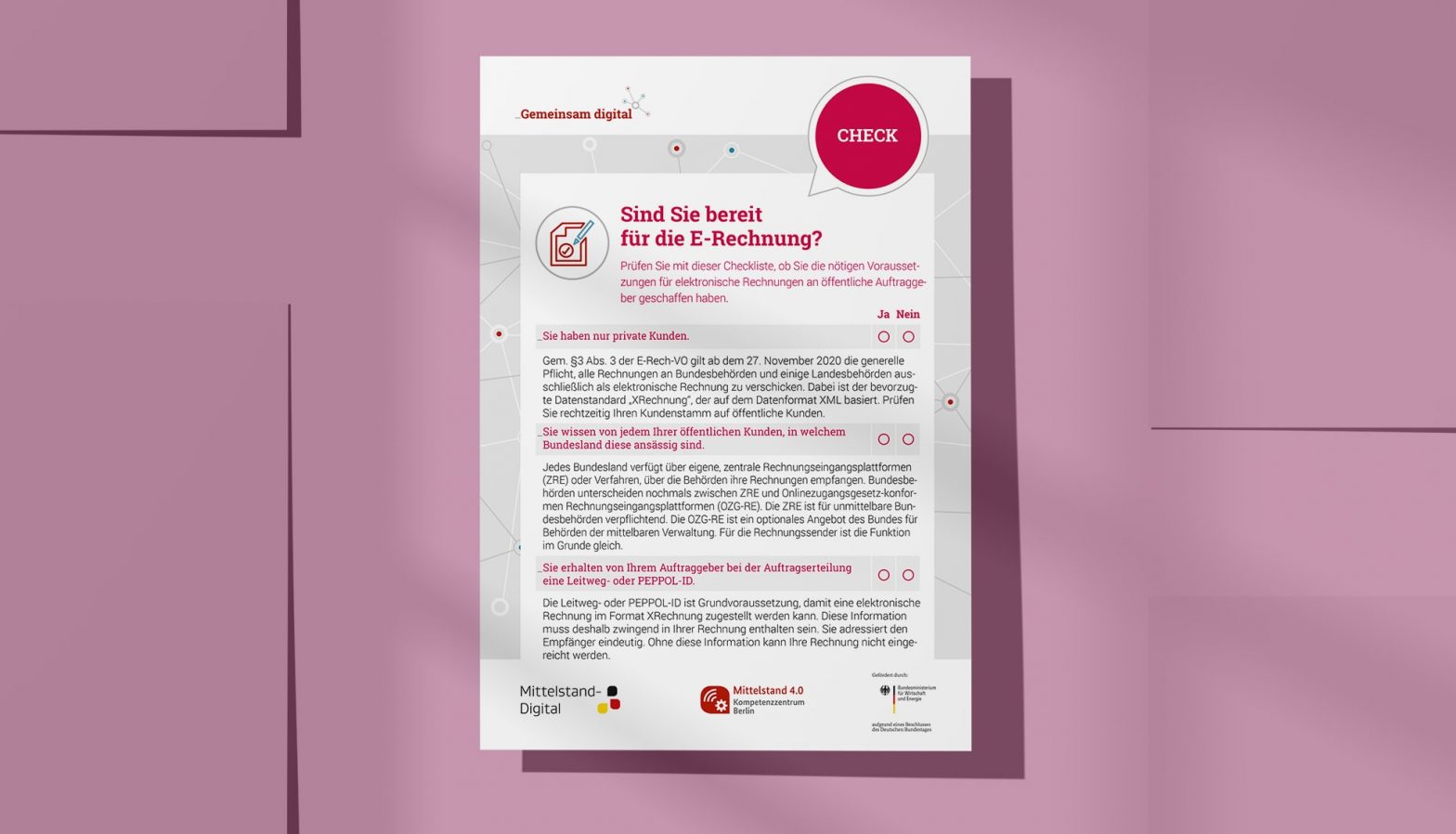 Check: Sind Sie bereit für die E-Rechnung