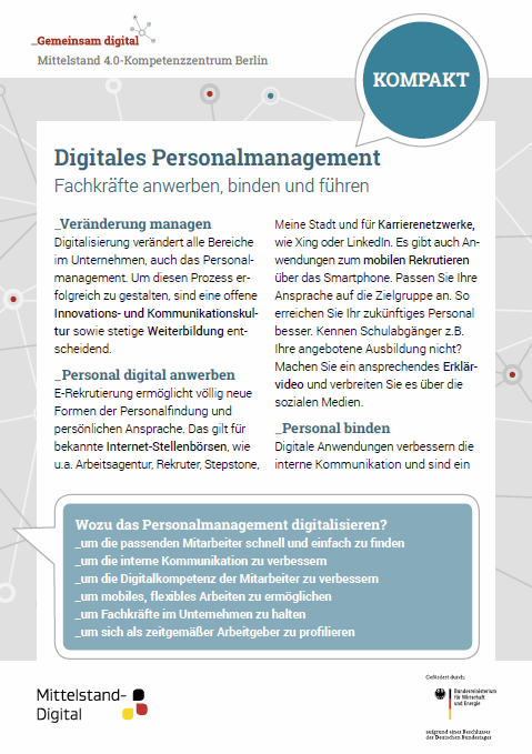 Kompakt: Digitales Personalmanagement im Mittelstand