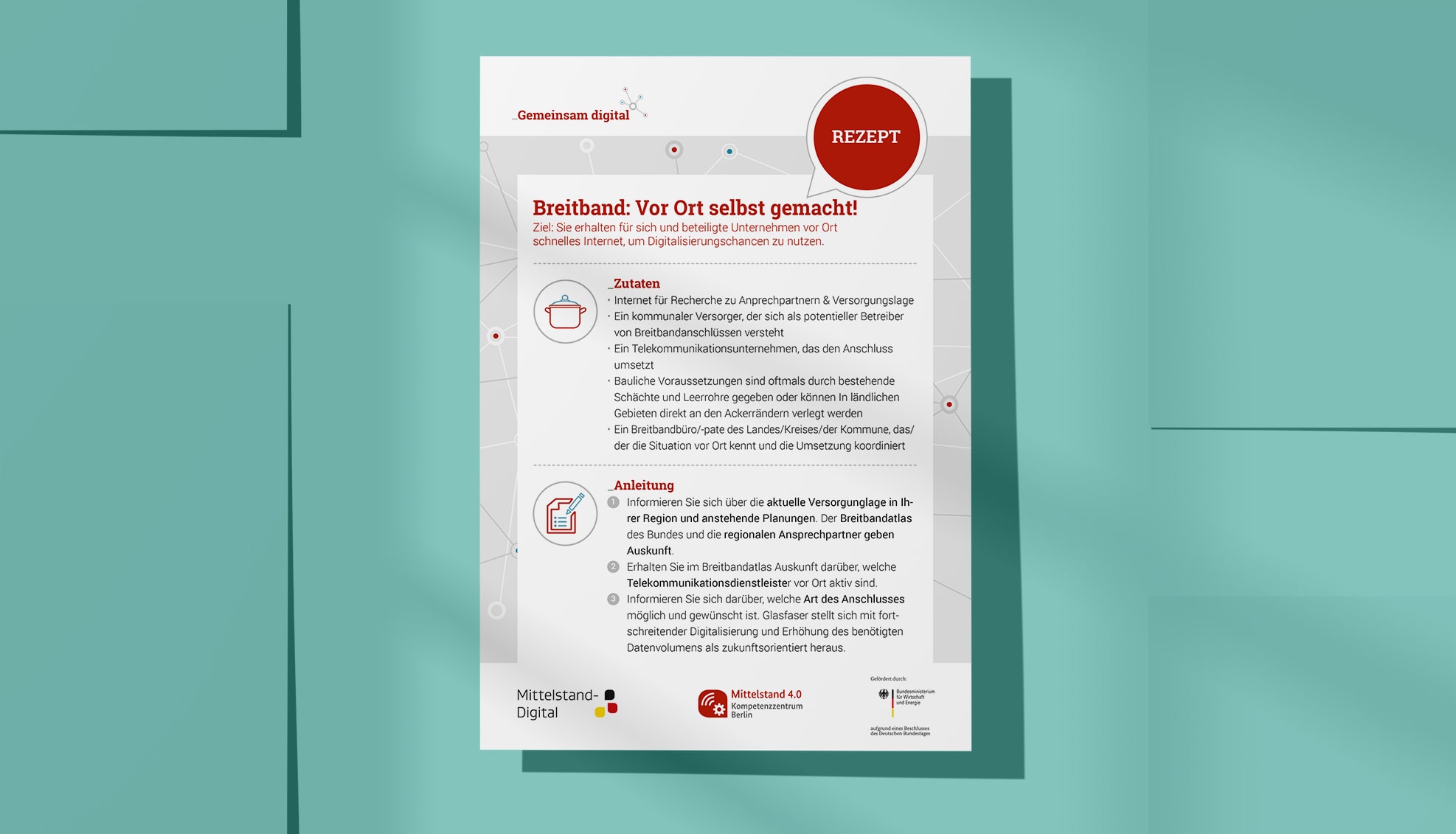 Rezept: Breitband - vor Ort selbst gemacht!