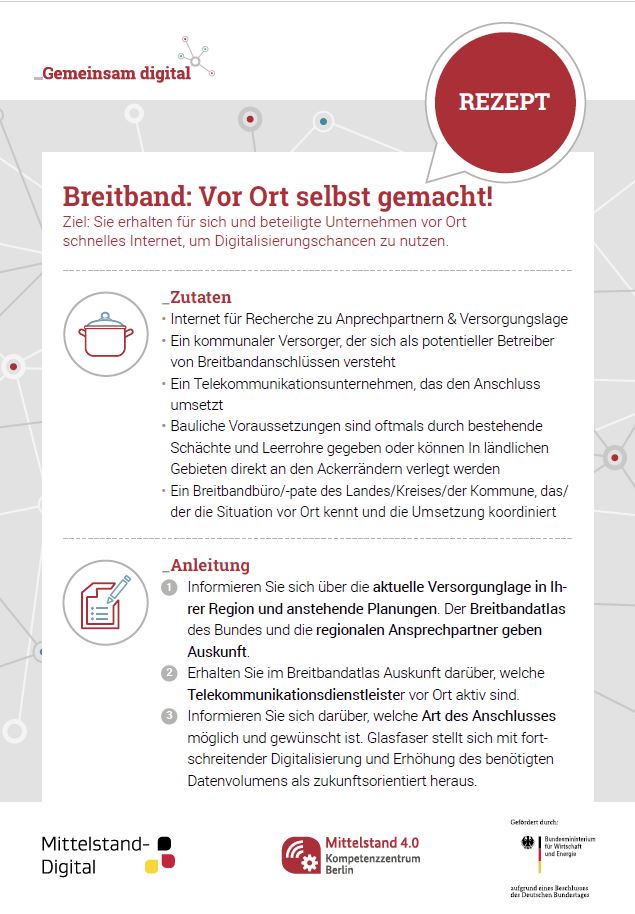Rezept: Breitband – vor Ort selbst gemacht!
