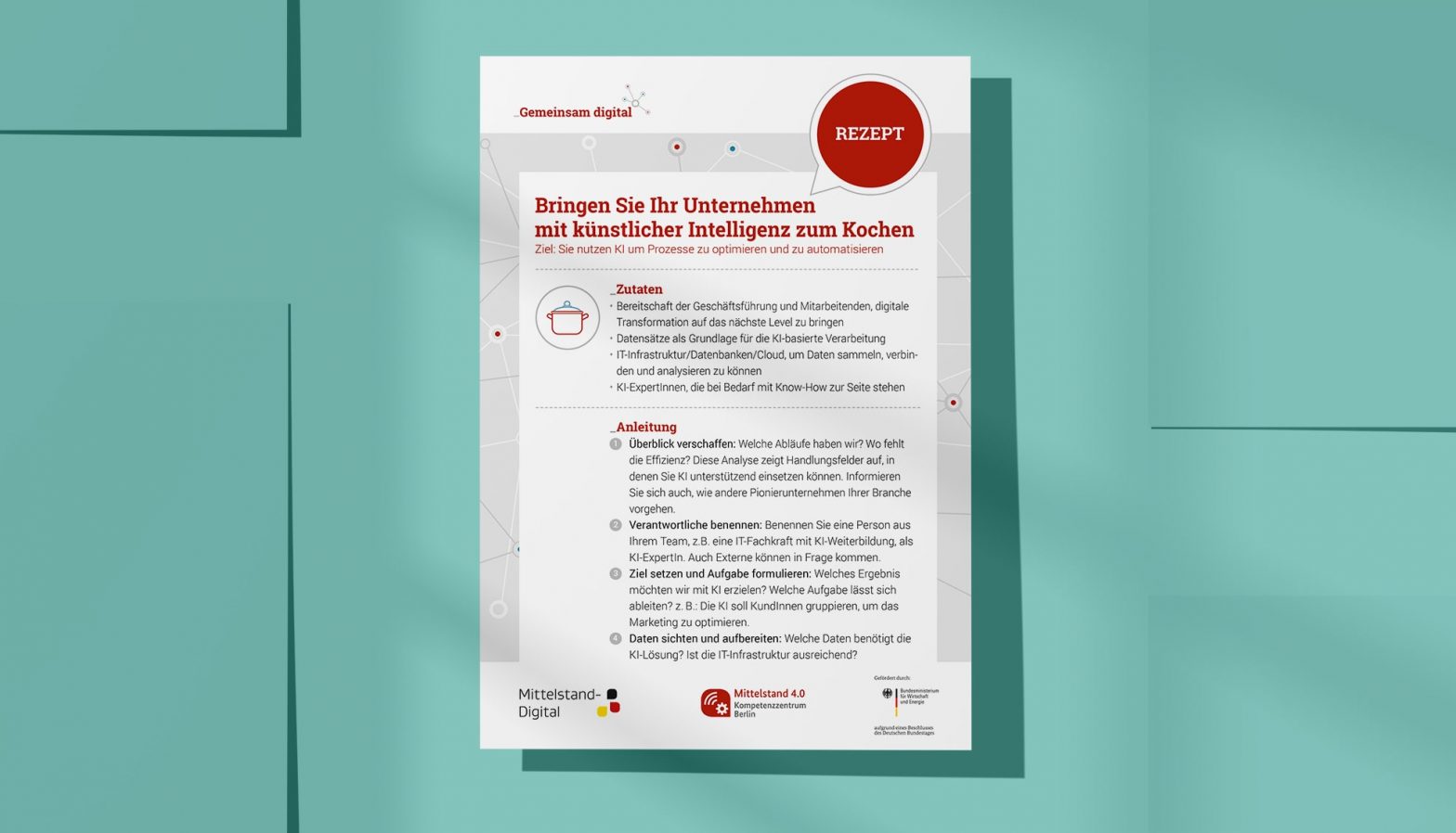 Rezept: Künstliche Intelligenz für Unternehmen