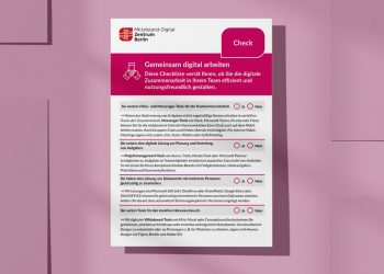Gemeinsam digital arbeiten? Diese Checkliste verrät Ihnen, ob Sie die digitale Zusammenarbeit in Ihrem Team effizient und nutzungsfreundlich gestalten.