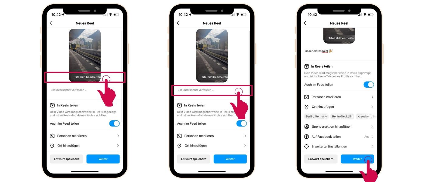 So erstellen Sie Instagram Reels Schritt für Schritt zum ersten Video