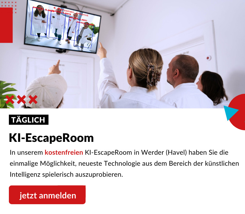 Besuchen Sie unseren KI EscapeRoom in Werder kostenfrei
