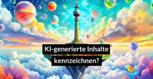 Bilder Blogbeitrag KI generierte Inhalte