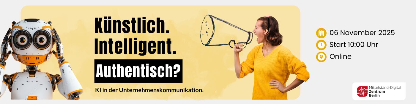 Online-Event Künstliche Intelligenz Authentisch - ki in der Unternehmenskommunikation