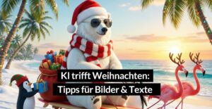 Weihnachtsbilder und Texte mit KI gestalten - tipps und tools für Weihnachtskarten