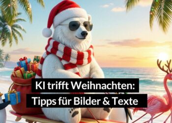 Weihnachtsbilder und Texte mit KI gestalten - tipps und tools für Weihnachtskarten
