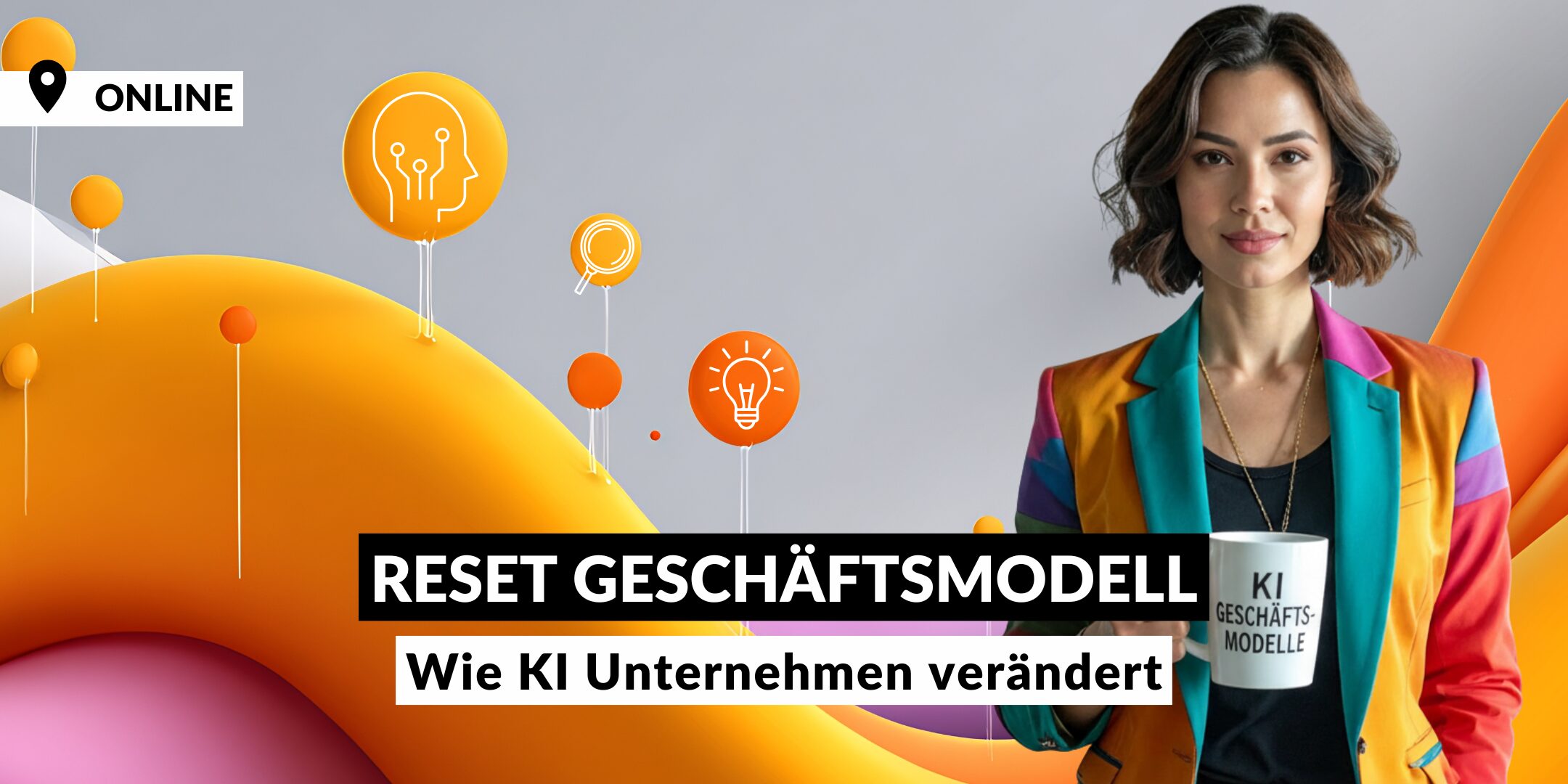 Jetzt anmelden und erfahren, wie KI Unternehmen und Geschäftsmodelle verändert