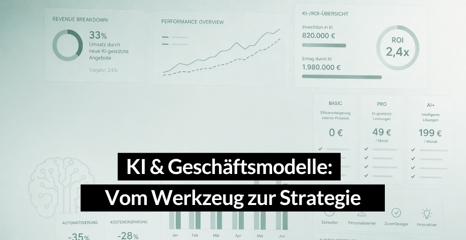 Vom Werkzeug zur Strategie: So erkennen Unternehmen, ob KI ihr Geschäftsmodell wirklich trägt