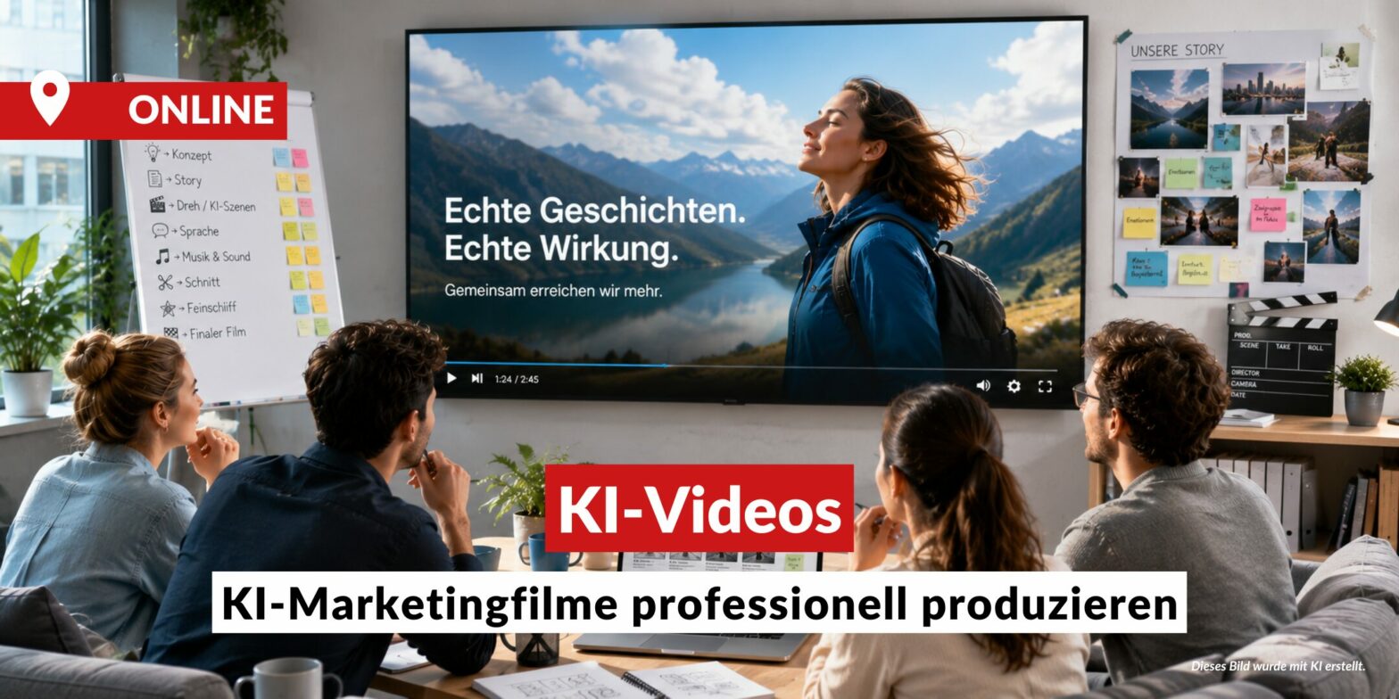 Kostenfreier Online-Workshop: SO erstellen Sie KI-generierte Videos