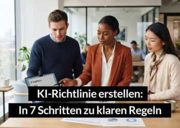 KI-Richtlinie für Unternehmen in 7 Schritten: Mit kostenfreien Vorlagen und Praxistipps 