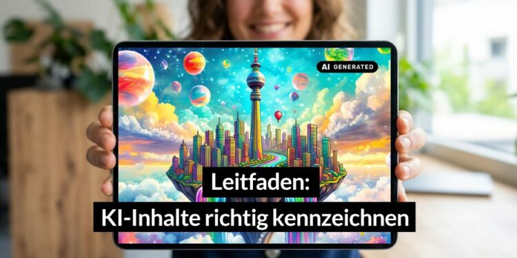So kennzeichnen Sie KI-generierte Texte und Bilder (mit Beispielen & EU-Icons)